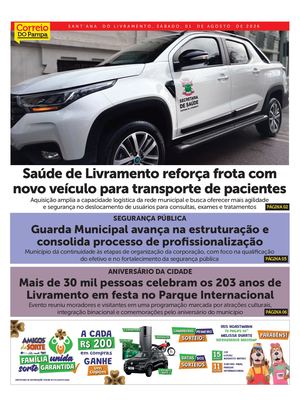Jornal Correio Do Pampa 01 De Agosto 2026
