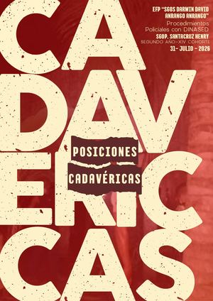 Posiciones Cadavéricas Segundo Año Efp San Pablo