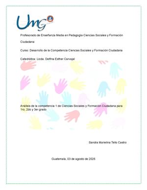 Desarrollo De La Competencia Cc Ss Y F Ciudadana, Semana 4