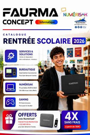 Catalogue Rentrée Scolaire 2026 – FAURMA CONCEPT