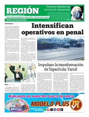 Región Sábado 1 De Agosto De 2026