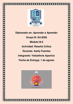 Ensayo Crítico