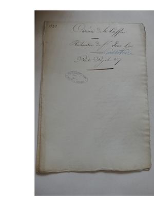 1831 Requête de Louis Gros