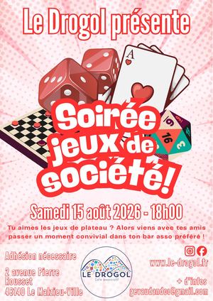 Soirée Jeux 15 août