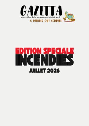 Gazetta Speciale Incendie