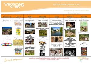 Planning 2 Au 8 Aout 26