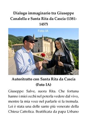 Dialogo Immaginario Tra Giuseppe Canalella E Santa Rita Da Cascia