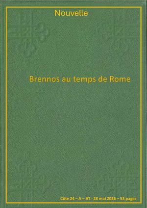 AU - Brennus au temps de Rome
