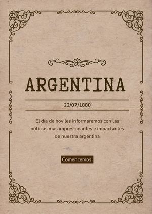 Periódico antiguo Benicio Lagos