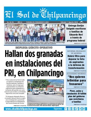 El Sol De Chilpancingo 1 Agosto 2026 Compressed