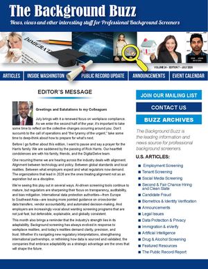 BACKGROUND BUZZ - July 2026