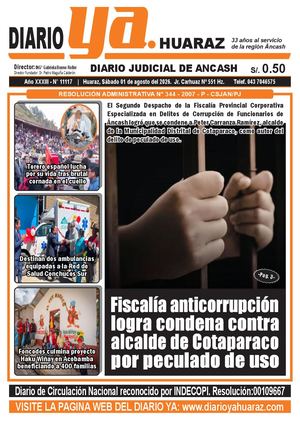 2026 08 01 Diario Ya Huaraz