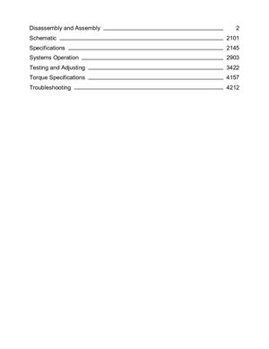 Caterpillar 14G Motor Grader Service Manual PDF