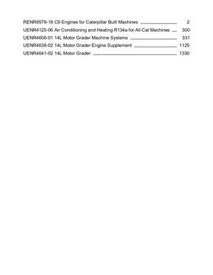 Caterpillar 14L Motor Grader Service Manual PDF