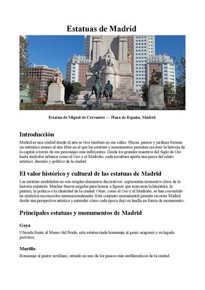 Estatuas De Madrid Fotoviaje Net
