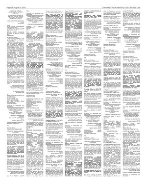 Dade Broward Legals 8 3 26