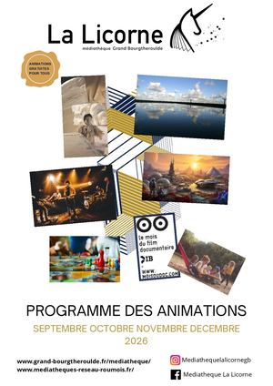 Programme Des Animations Septembre Décembre 2026