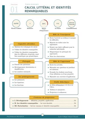 Livre Complet - Fiche 3APIC