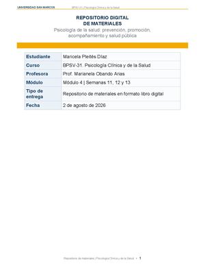 Repositorio 3 Psicología De La Salud