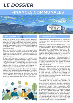 Les finances communales - 2026