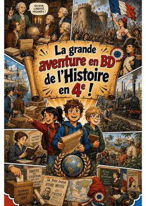 La grande aventure de l'Histoire de 4e en BD (L'Europe des Lumières)
