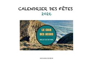 Calendrier Des Fetes 2025 2026