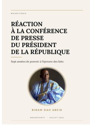 Réaction À La Conférence De Presse Du Président De La République
