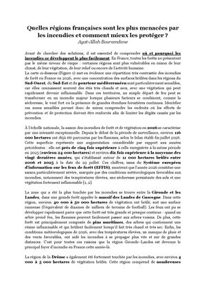 Quelles Régions Françaises Sont Les Plus Menacées Par Les Incendies Et Comment Mieux Les Protéger
