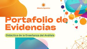 Portafolio De Evidencias Para Didáctica Analítica