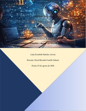 Innovación didáctica en la enseñanza de la matemática: fundamentos epistemológicos, aritmética y álgebra con integración de TIC e IA.