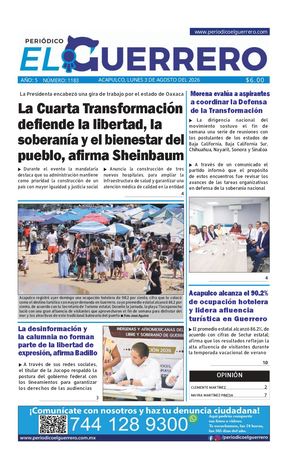 Lunes 3 de agosto del 2026