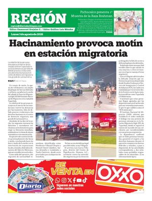 Region Lunes 3 De Agosto 2026