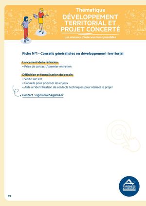 développement territorial et projet concerté