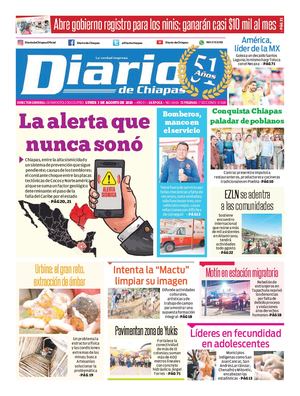 Portada, Lunes 3 De Agosto De 2026
