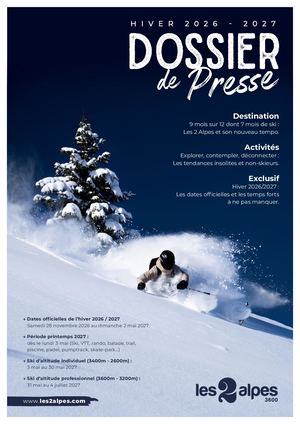 Dossier de Presse Les 2 Alpes Hiver 2026-2027 Français