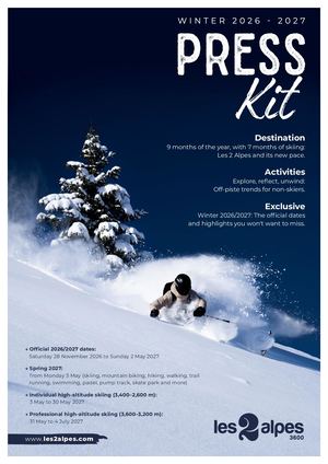 Press Kit Les 2 Alpes Winter 2026-2027 English