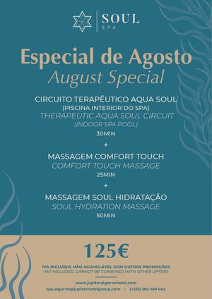 Promoção do mês do Soul Spa | Jupiter Algarve Hotel