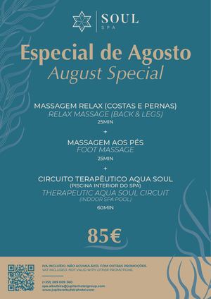 Promoção do mês do Soul Spa | Jupiter Albufeira Hotel