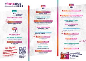Programme Fiesta d'été 2026