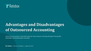 Advantages and Disadvantages of Outsourced Accounting for UK Businesses