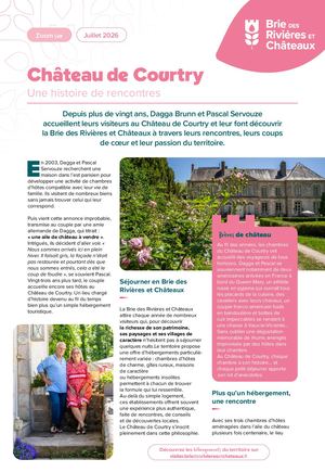 Zoom sur le Château de Courtry