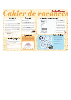 Nogent Mag 165 Solutions Cahier De Vacances