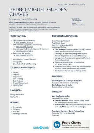 CV - Digital Marketing Specialista - UK