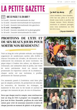 08 La Petite Gazette Aout 2026