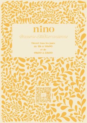 Carte Nino été 2026