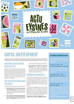 Actu'Eysines 84- Août 2026