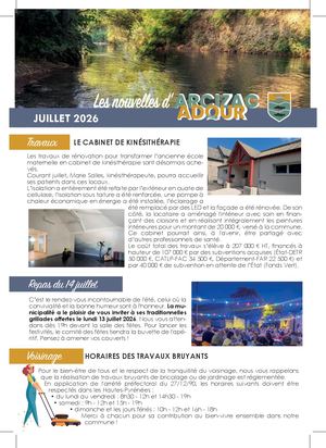Bulletin Municipal Juillet 2026