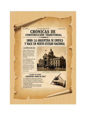 Cronicas De Construccion Territorial