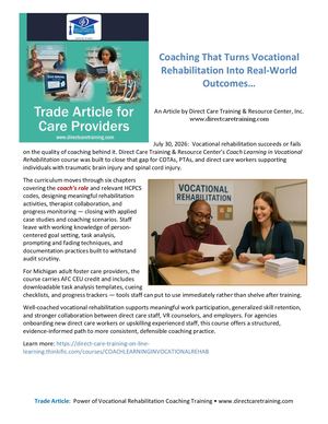 Trade Article Blog Post Coaching Training In Voc Rehab 7 2026