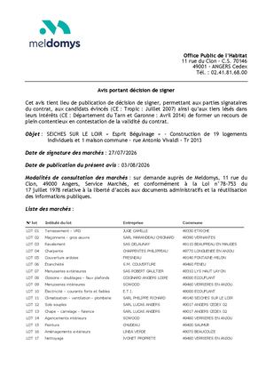 SEICHES Tr 2013